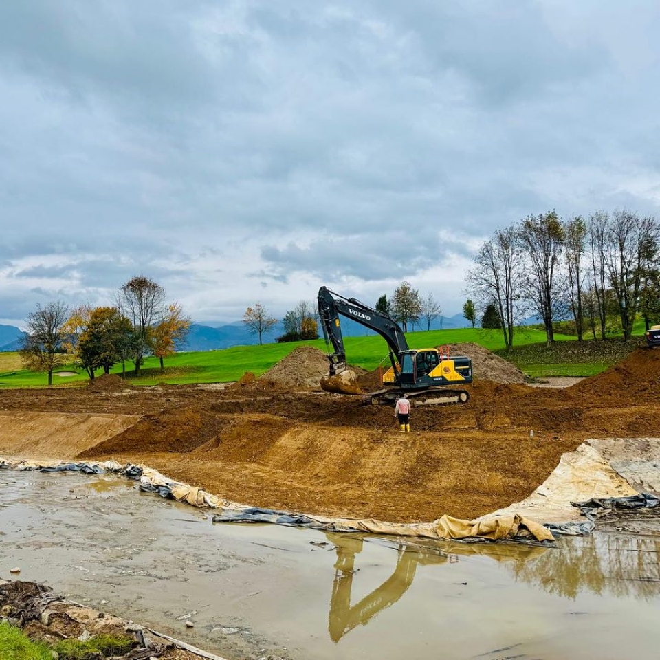 Restyling al Golf Club di Asiago: Rinnovo delle Buche 14 e 18 in vista della Stagione&nbsp;2025.