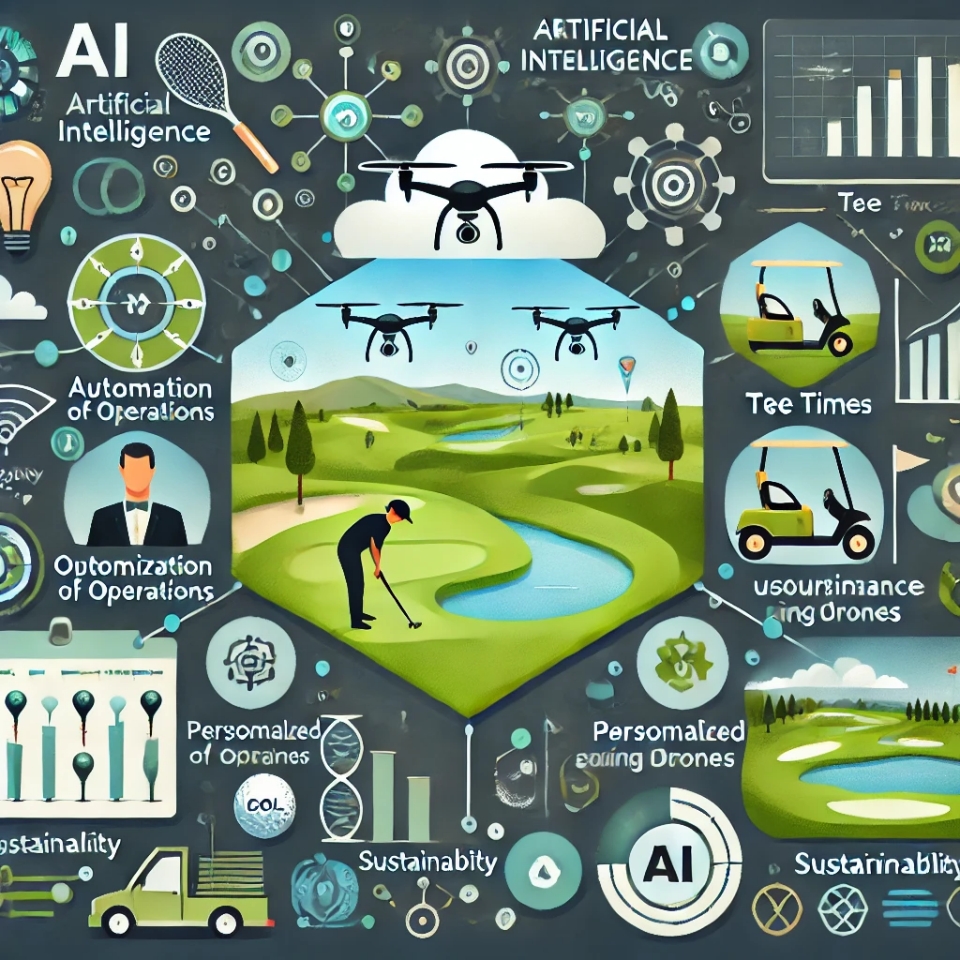 Come l’Intelligenza Artificiale Sta Trasformando l’Industria del Golf: Esempi e&nbsp;Vantaggi.