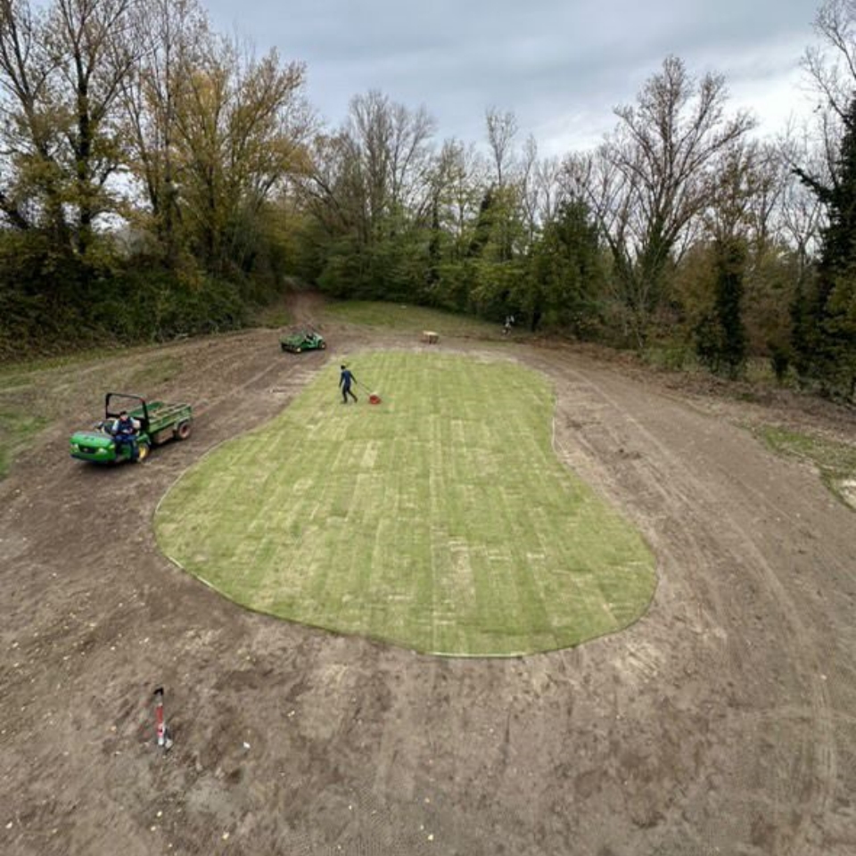 Wald und Garten Restaura i Green del Golf Club Casalunga a Seguito dei Danni dell’Alluvione.